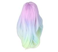 Peluca de Muñeca con Articulación Esférica, Color Degradado, Alta Simulación, Suave, Flexible, Peluca de Muñeca 1:3 para Muñecas de Circunferencia de Cabeza de 21 a 24 Cm