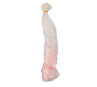 Peluca de muñecas con articulación de bola, 25 cm de longitud 1 m de ancho Gradiente de rizado largo, fibras resistentes al calor de seda suave de alta temperatura para práctica (Waves roll) (Rome