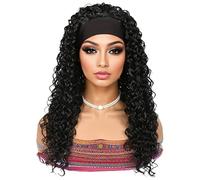 Peluca de olas profundas cabello humano, pelucas de cabello humano de onda profunda - Pelera frontal de encaje humano largo y rizado con tapa de malla transpirable - Ropa de cabeza de moda extensiones