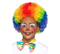 Peluca De Payaso Multicolor Peluca Afro De Payasos Accesorio De Disfraz