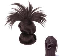 Peluca de pelo con plumas, Hgyugrf Messy Bun Hair Piece, Claw Clip Messy Buns Hair Piece, Soft Hairs Buns for Women Daily Wear (Brown Black)