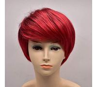 Peluca De Pelo Corto Para Mujer, Pelo Corto Con Cabeza Bobo, Graduación De Pelo Corto, Variedad De Personalidad, Conjunto De Pelo De Seda De Alta Temperatura