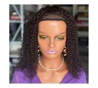 Peluca de pelo humano rizado, 3 en 1, sin pegamento, apta para uso inmediato, 180% de densidad, ideal para principiantes. Añade volumen al cabello (34 pulgadas)