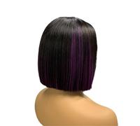 Peluca de pelo humano vietnamita de 200 Densidad, sin pegamento, 200 g, 200 g, añade volumen al cabello (P1b/morado)