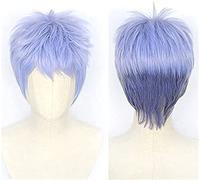 Peluca de pelo rizado rubio hasta los hombros de 50 cm, sin calor, sintética, con gorro de fiesta, for hombres y mujeres, for Cosplay, Manjiro Sano, peluca de disfraz con gorro de peluca incluido