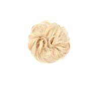 Peluca de pelo sintético con clip en forma de dona, accesorios para el cabello para mujer, talla 18