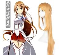 Peluca de pelo sintético de Swords Arts Yuuki Asuna para cosplay de anime, pelucas sintéticas para niñas, mujeres y hombres
