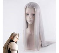 Peluca de tendencia de moda para uso diario, peluca de cosplay 7 Ff7 estilo Sephiroth Remake