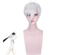 Peluca de tierra de la lustrosa antártica Cosplay disfraz Houseki no Kuni hombres mujeres pelo corto sintético fiesta juego de roles pelucas PL-188