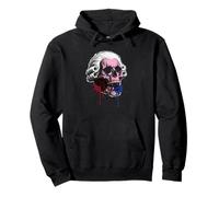 Peluca del Padre fundador de No Kings Day Skull Art 2026 Sudadera con Capucha