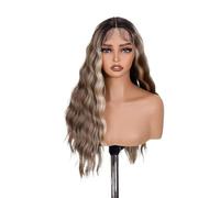 Peluca delantera de encaje sintético de 26 pulgadas, pelucas onduladas del cuerpo de la parte de los cordones for las mujeres for Cosplay, densidad 150(NTSN4-UN9-12R)