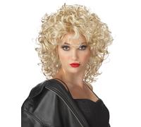 Peluca Disfraz Adulto Bad Girl Rubia Color Amarillo Talla One Size