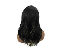Peluca Europea Y Americana Peluca De Pelo Rizado Corto Y Largo De Color Degradado Femenino 42 Cm