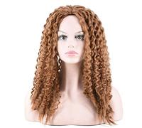 Peluca Fiesta Cosplay Cabello Rizado MarróN ÁFrica PequeñA Trenza Trenzado Pelucas Para Mujeres