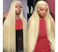 Peluca Frontal De Encaje Cabello Humano Recto 13X6 HD Pelucas Delanteras De Encaje Transparente Peluca Frontal De Encaje 13X4 Para Mujeres