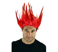 Peluca Halloween, demonio Loki, cosplay, NUEVA