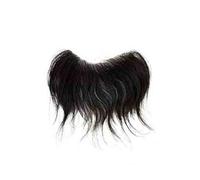 Peluca Hombres frente rayita peluquín cabello humano piel fina PU natural(4x18cm)