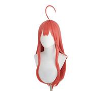Peluca larga roja Nakano Itsuki Cosplay Disfraz de quintillizos por excelencia Pelo resistente al calor Mujer Pelucas de cosplay