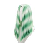 Peluca Larga Y Recta De Colores Degradados De 22 Pulgadas/50 Cm, Peluca Sintética Colorida Para Mujeres, Cosplay De Anime, Uso Diario En Fiestas