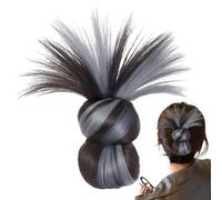 Peluca Moño Postizo, Pinza Garra Para Cabello Con Moño, Peluca Sintética Con Efecto Plumas Para Mujeres Recogido Rápido Festival Diario Viaje