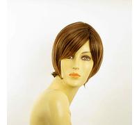 Peluca mujer corto cobrizos poli marrón rubio luz d malla CECILIA 6BT27B PERUK