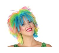 Peluca Multicolor Punky - Marca: BigBuy Carnival - EAN: 8422259802556
