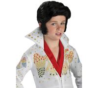 Peluca negra para disfraz infantil de Elvis Presley de Rubies Boys