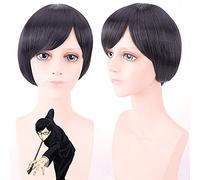 Peluca para accesorios a juego con modelado My Name Is Sakamoto. Mi mejor está en Shimosakamoto, así que ¿qué es para una peluca negra con cara cerrada?
