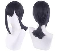 Peluca para accesorios a juego, modelado de rendimiento, cosplay, sierra de poder, hombre de sierra de cadena, hombre, Dongshan, rojo, Yin y Yang, cola de caballo