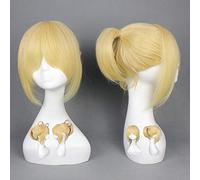 Peluca para accesorios a juego, modelado de rendimiento Kagane, hermana gemela, Kagane Bell Rin, Kagane, hermano menor Len Kagane con peluca de cosplay