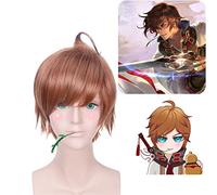 Peluca para accesorios a juego, modelado de rendimiento King Game Glory Cos Li Bai Qinglian Sword Hada, peluca original de Li Bai