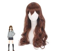 Peluca para accesorios a juego, modelado de rendimiento, peluca de cosplay Hori y Miyamura Hori Kyoko, cabello largo y rizado para todos los días