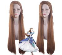 Peluca para accesorios a juego, modelado de rendimiento Reborn As Only Otome Shattered Flag Evil Eldest Lady Catalina Kraes Cosplay peluca