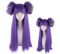 Peluca para aumentar el volumen del cabello después de la quimioterapia Cos Wig Fate/Grand Order Nito Kris Kimono Edition bolsa de pelo morada