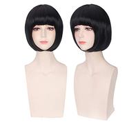 Peluca para aumentar el volumen del cabello después de la quimioterapia, Noragami Rie Noragami, pelo corto, negro 312