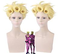Peluca para aumentar el volumen del cabello después de la quimioterapia, peluca Jojo's Bizarre Adventure Wind Joruno Jobana