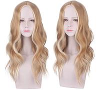 Peluca para aumentar el volumen del cabello después de la quimioterapia peluca tinte Mid-Point cabello largo rizado Big Wave Wig2019