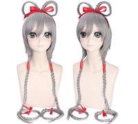 Peluca para aumentar el volumen del cabello después de la quimioterapia Vocaloid Luo Tianyi March Rain Ordinary Service Twist Trenzado Peluca March Rain Dress Cos