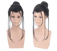 Peluca para boda, tiro, pasarela, entrevista, bajo el anime de un solo hombre, 2 Wang Ye Cos, peluca perforada con punta de belleza más bolsa para el pelo según la forma de la imagen