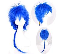 Peluca para boda, tiro, pasarela, entrevista, Cos, peluca de hermano mayor, versión Kaito Shayuehua, extensión de pelo, peluca de anime desmontable 032