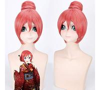 Peluca para boda, tiro, pasarela, entrevista, Love Live Maki Nishikino Cos, peluca de anime 404