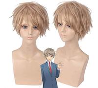 Peluca para boda, tiro, pasarela, entrevista, soy tan popular, ¿qué debo hacer con Shinomiya Hayato Cosplay peluca