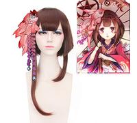 Peluca para carnaval, vida nocturna, club, fiesta, peluca Onmyoji Kagura Netease Onmyoji Mobile Game Style Gradient Cos peluca producto