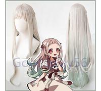 -Peluca para Cosplay Nene Yashiro, peluca de Cosplay, pelo largo sintético liso, Jibaku Shounen Hanako-kun, Cosplay, juego de rol de pelo de Halloween
