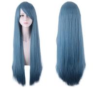 Peluca para cosplay universal, 80 cm, color largo, estilo recto para hombres y mujeres, color de pelo recto, color: ZF80-022 (Rosenet)