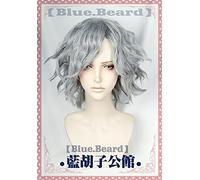 Peluca para FGO Fate Grand Order Avenger Montecristo Edmond gris rizado pelo sintético disfraz de Halloween + gorro de peluca gratis