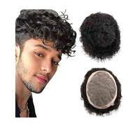 peluca para hombre Pelucas de cabello humano Water Wave Man Toupee NPU