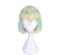 Peluca para la Tierra de los Brillantes Diamantes Cosplay Disfraz Houseki No Kuni Mujer Pelo sintético corto + Gorro de peluca Tierra de los Brillantes como se muestra en la imagen