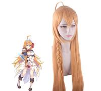 Peluca para princesa Link Re: Dive Pecorim amarillo degradado de pelo largo Cos peluca