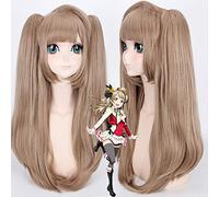 Peluca para ropa a juego para disfrazarse de Love Live Seven Lucky Gods South Bird Cos peluca viene con peluca de anime peludo 422